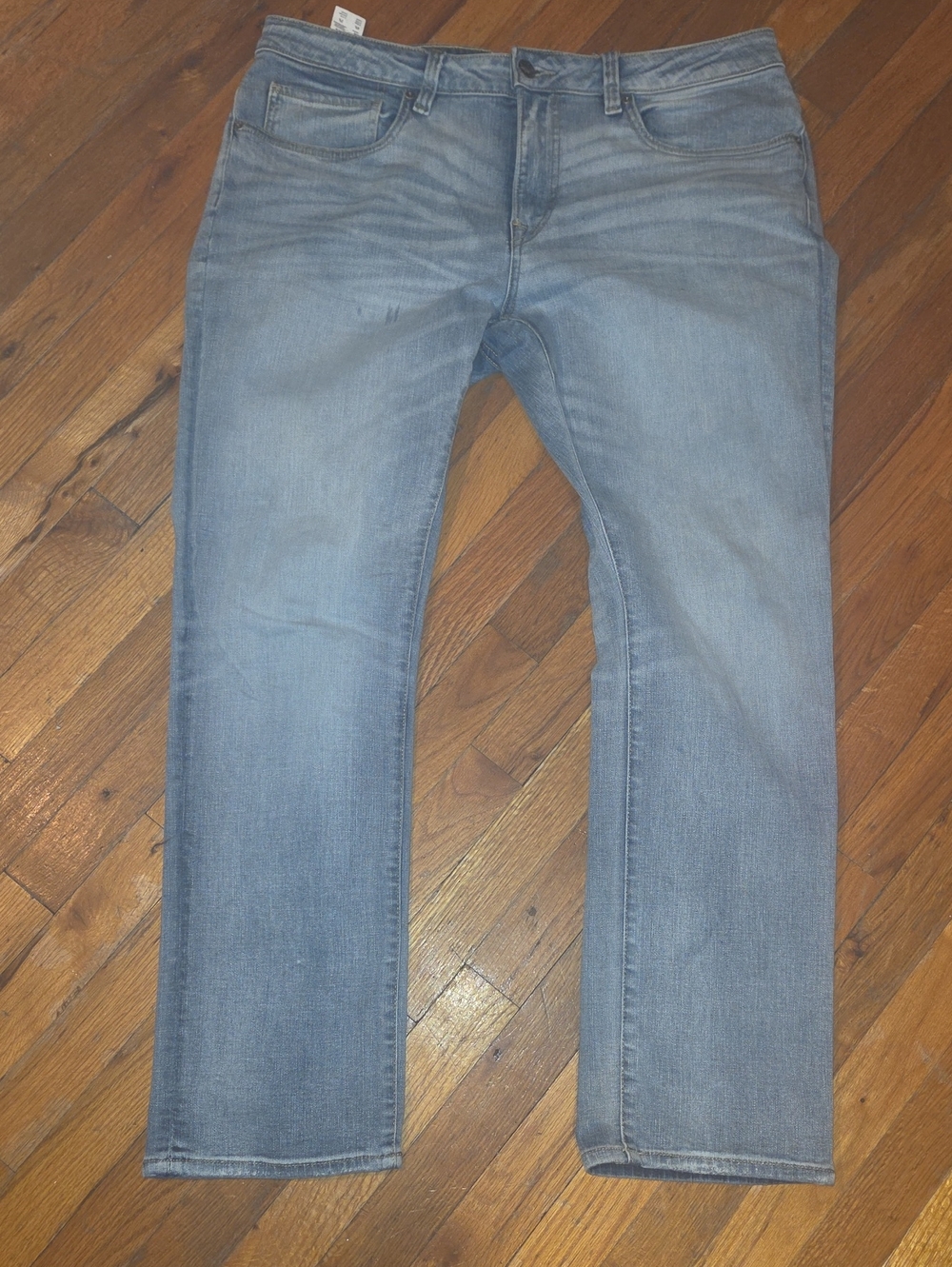 Buffalo David Bitton Men's Straight Jeans in Light Blue